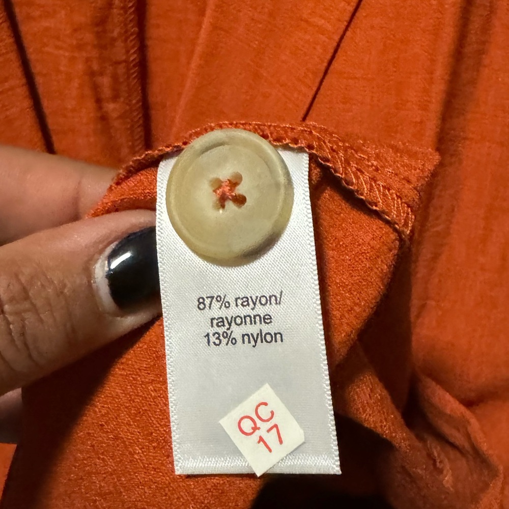 Plus Size One Button Blazer - Picture 5 of 5